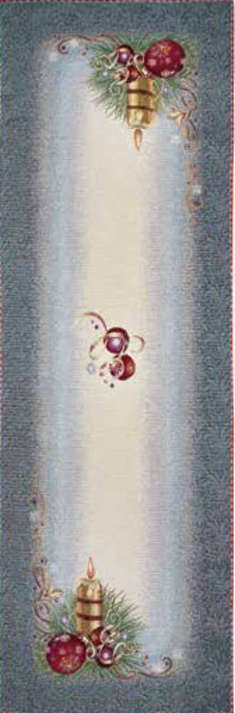 Silver Table Runner 45 x140cm